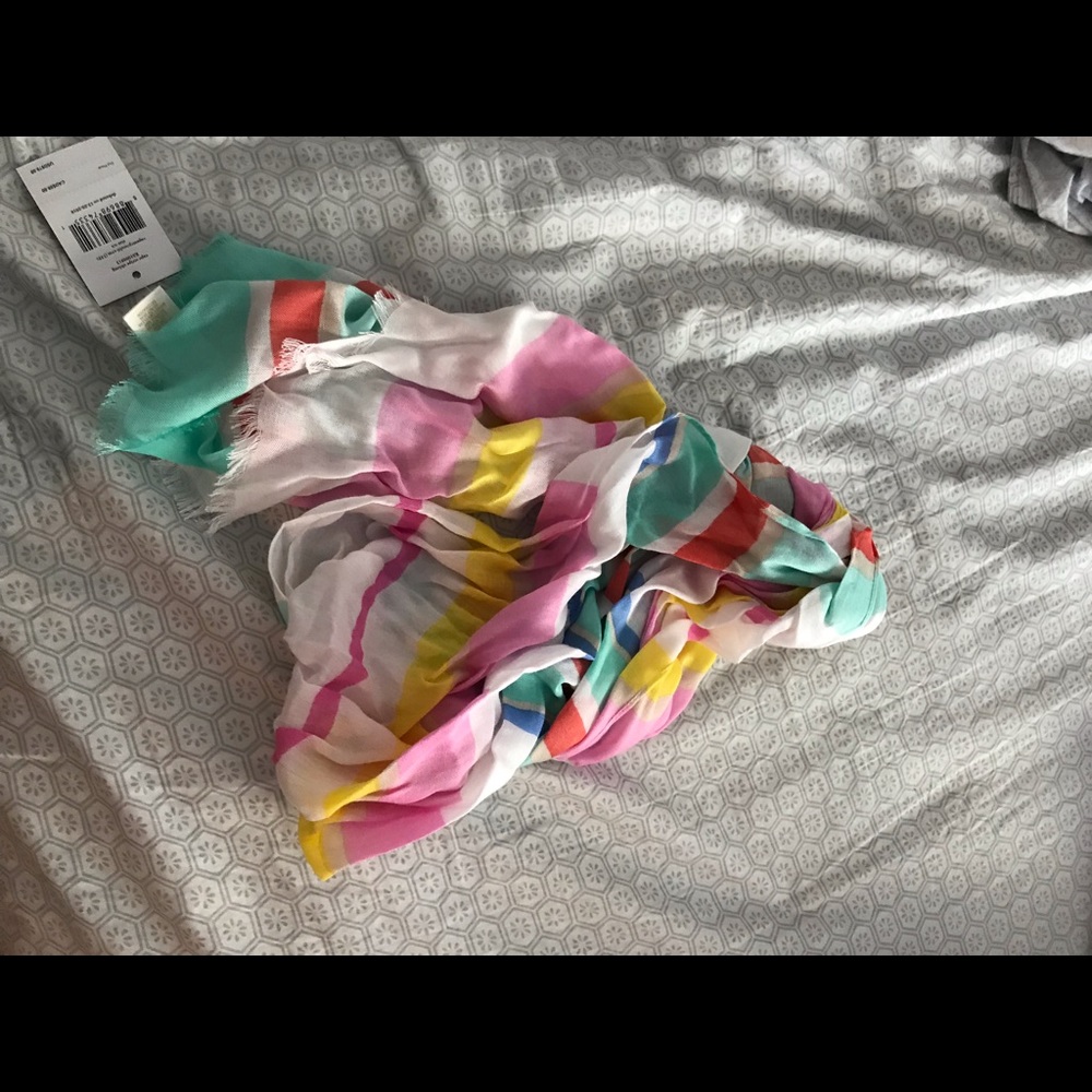 NWT Kate Spade Dune Stripe Scarf